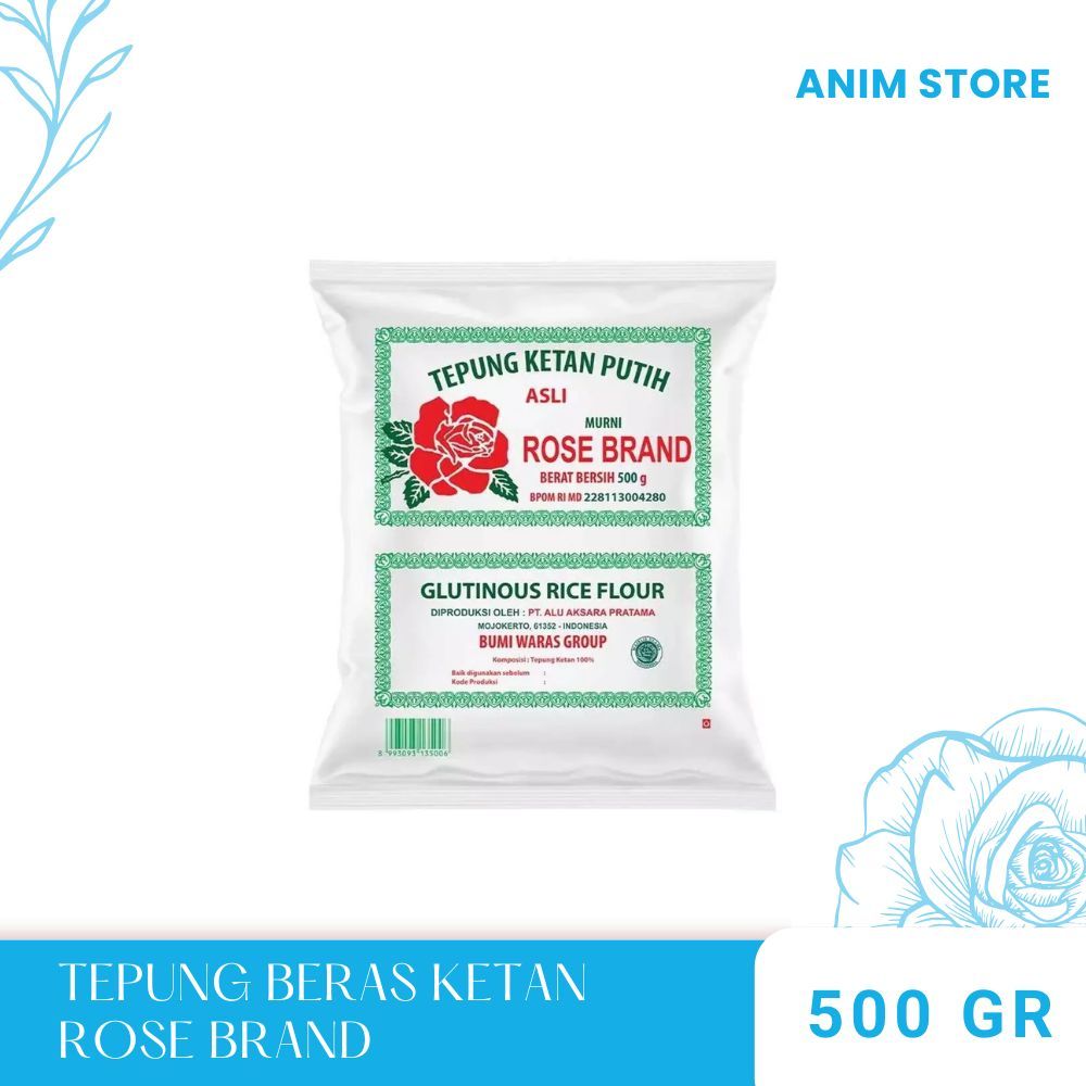 

TEPUNG KETAN PUTIH ROSE BRAND 500 GR MURAH