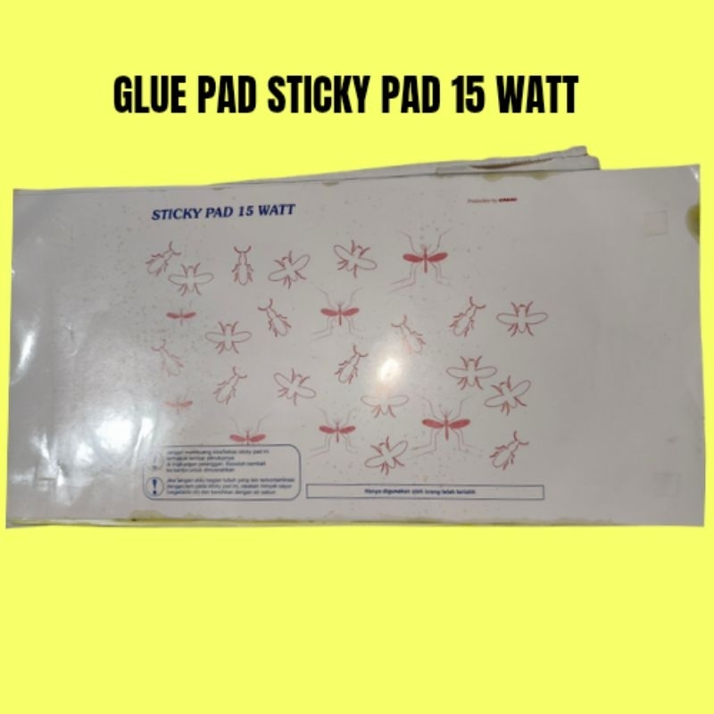 

Glue Pad/ STICKY Pad 15 WATT Flycatcher isi 10