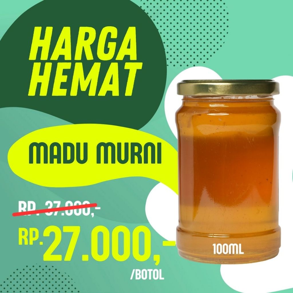 

Madu Asli Original Murni Hutan baduy Tanpa Oplosan Kemasan Botol - 100ML Untuk Kesehatan