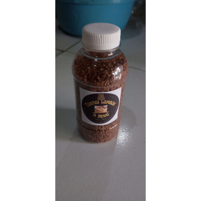 

Terasi Sangrai Lombok Botol 100 ml enak praktis siap pakai awet tanpa pengawet dan pewarna buatan