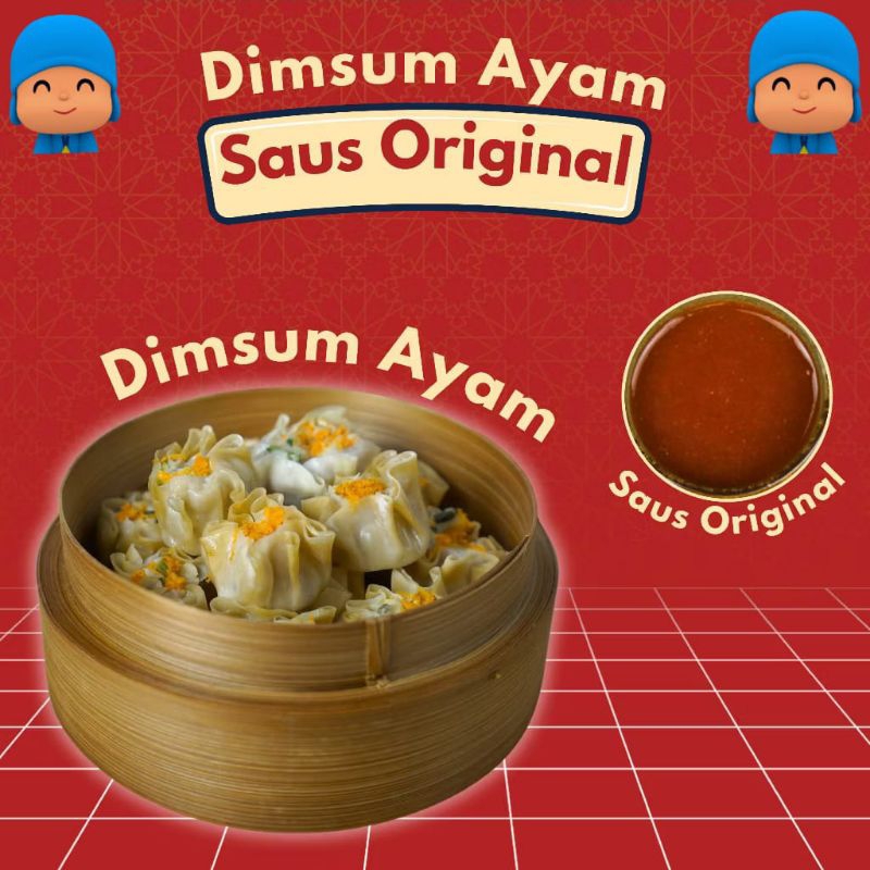 

Dimsum Ayam Frozen/Beku Isi 10 Pcs Original Sauce
