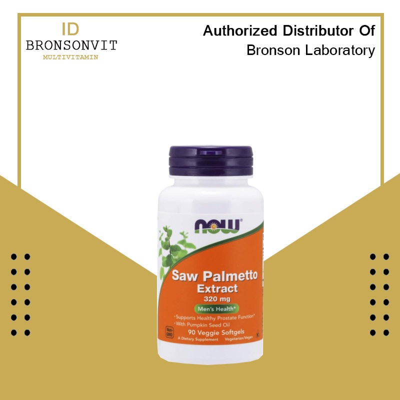 Now Food Saw Palmetto Extract 320 mg 90 Caps vitamin pria prostat