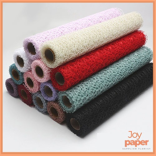 

Flower Wrapping Jaring Buket Bunga 1 Roll Korean Jaring Spider Roll Mesh Polynet roll10