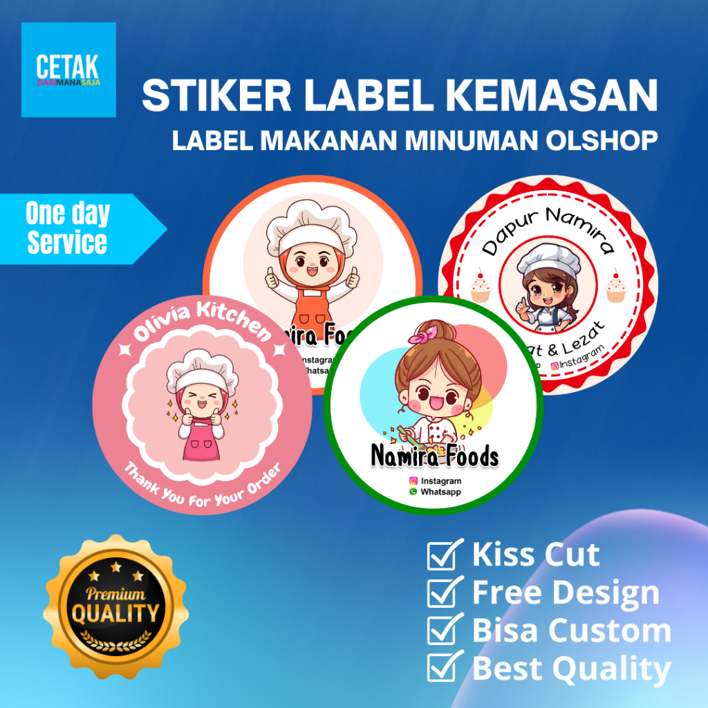 

STIKER KEMASAN / STICKER MAKANAN / STIKER LABEL / STIKER CUSTOM / CETAK STIKER / STIKER LOGO