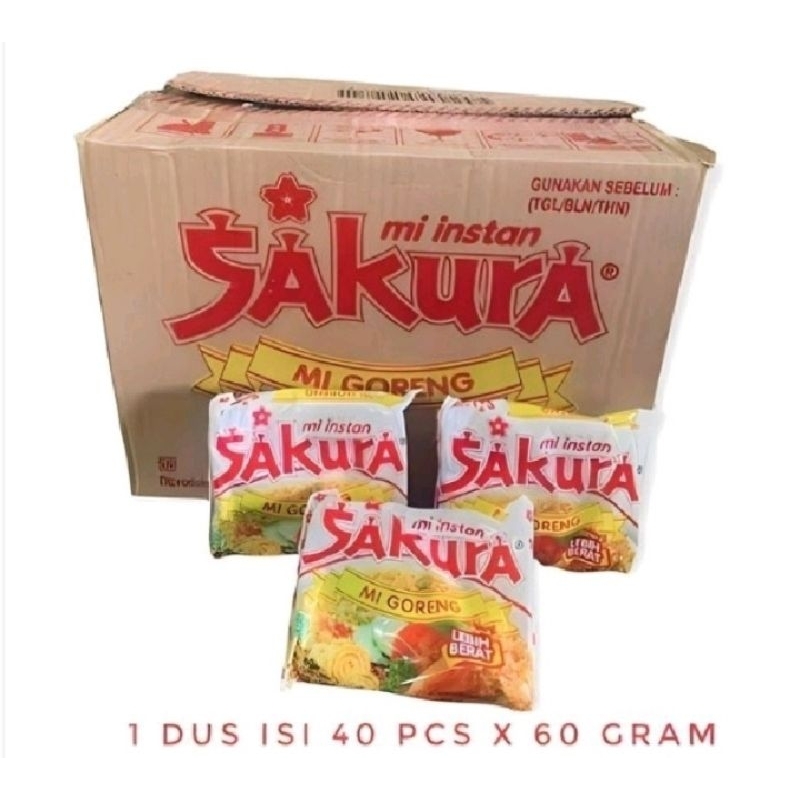 

Mie Goreng Sakura 1 Dus Isi 40 Pcs