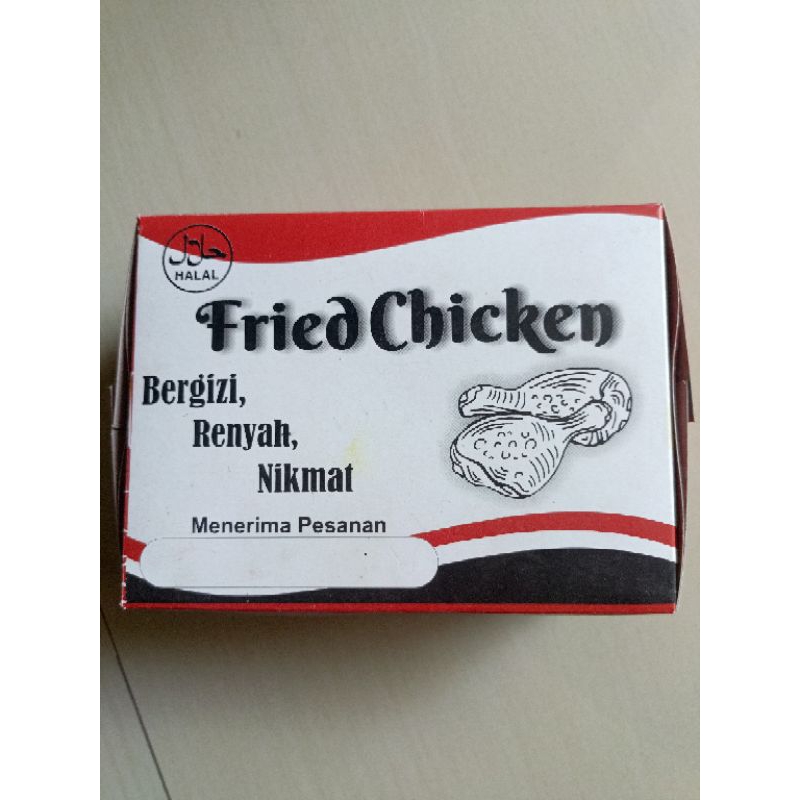 

BOX FRIED CHICKEN JUMBO 17x11x7 cm