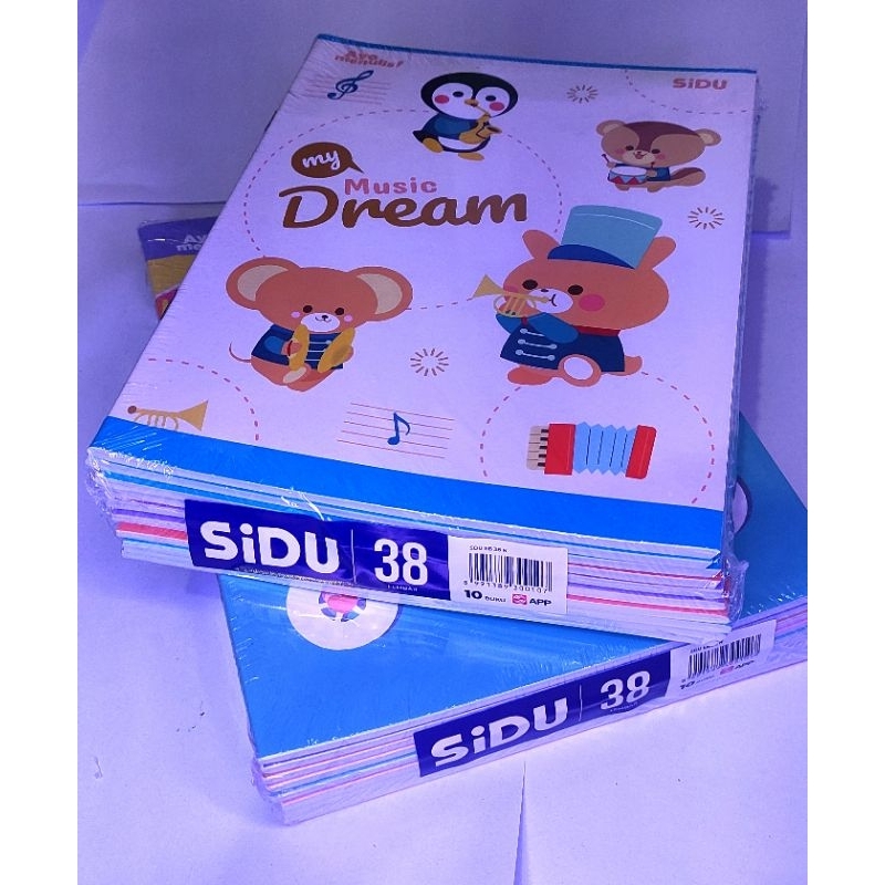 

Buku Tulis SINAR DUNIA / Buku SIDU isi 38 lembar (10 buku)
