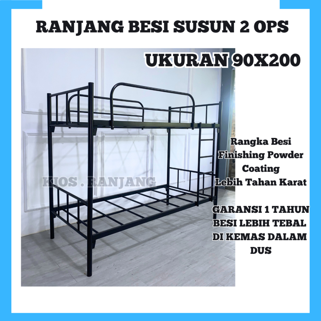 Ranjang 2 Susun Ranjang Tingkat Ranjang Sorong Besi