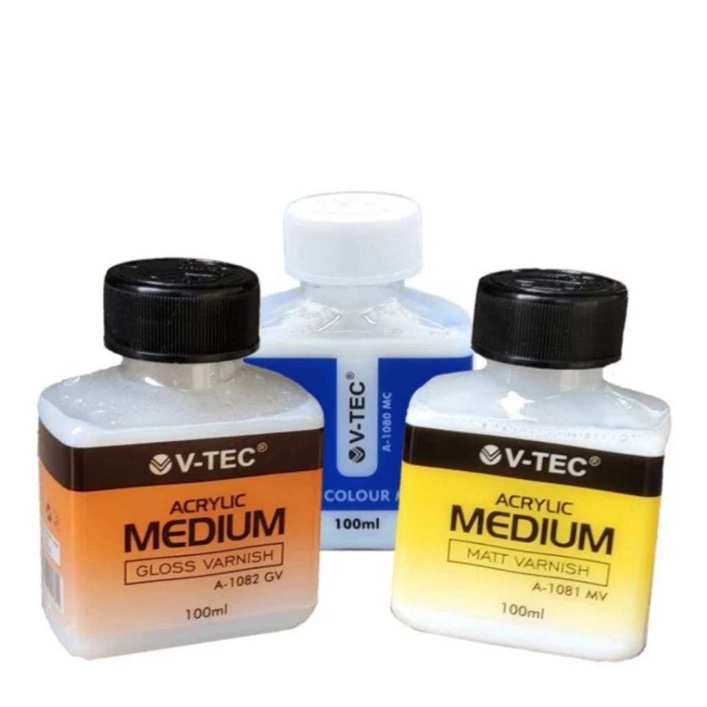 

VARNISH CAT AKRILIK 100ML V-TEC ACRYLIC MEDIUM COLOR TYPE A-1080