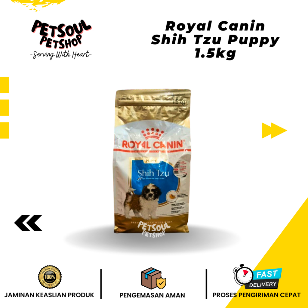 Royal canin shihtzu puppy 1,5kg/dog food makanan anjing shihtzu anakan freshpack