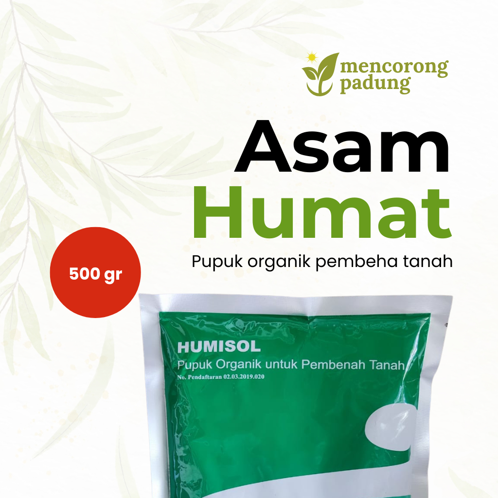 HUMISOL Asam Humat 500 gr Pembenah Tanah Pertanian