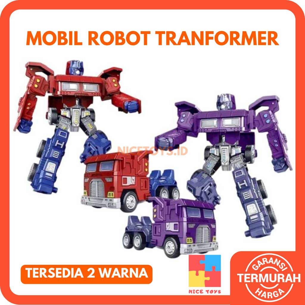 Mobil Robot Transformer Optimus Prime Mobil Jadi Robot Transformer Mainan Robot Mobil Mobilan