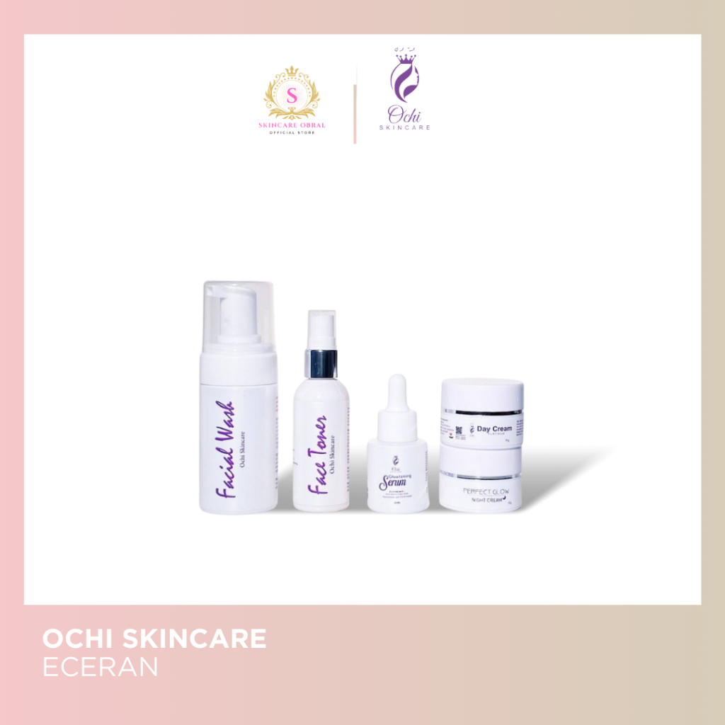 ochi skincare/ skincare ochi/ ochi perfect glow/ ochi platinum/ paket ochi isi 4
