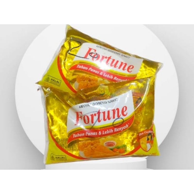 

MINYAK GORENG FORTUNE PILLOW PACK // FORTUNE BANTAL 1 Liter