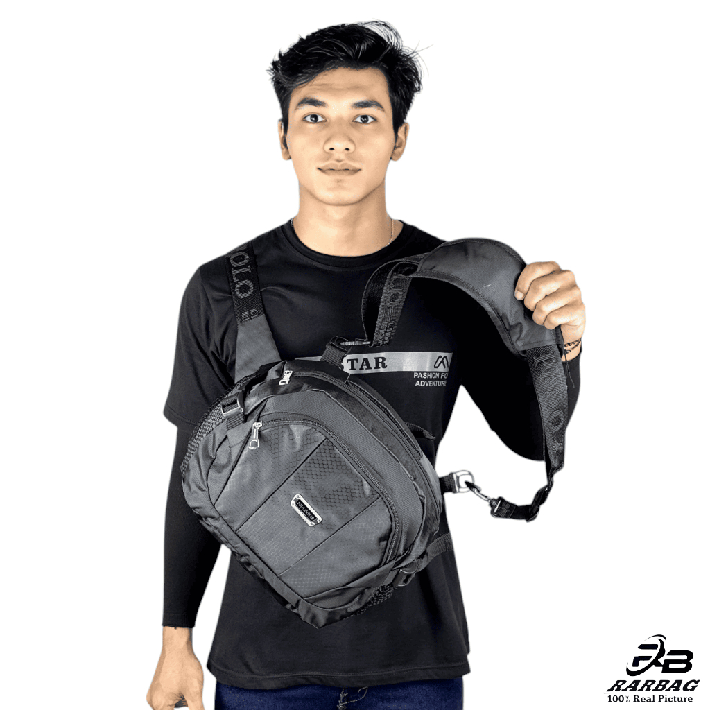 POLO AMSTAR - Tas Selempang Pria Wanita Multi fungsi Bahan Cordura Ukuran Besar