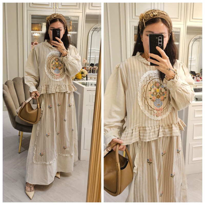 set rok meijiwang bunga2 bordir