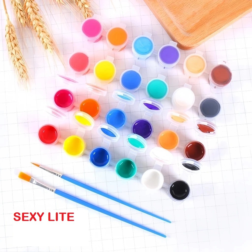 

CAT AIR 6 WARNA SET Cat Akrilik Set 6 Warna 12 Warna/Cat Air Anak/Cat Akrilik Kanvas Lukisan Kanvas Cat Cat Akrilik 3ml SERBA MURAH SEXY LITE