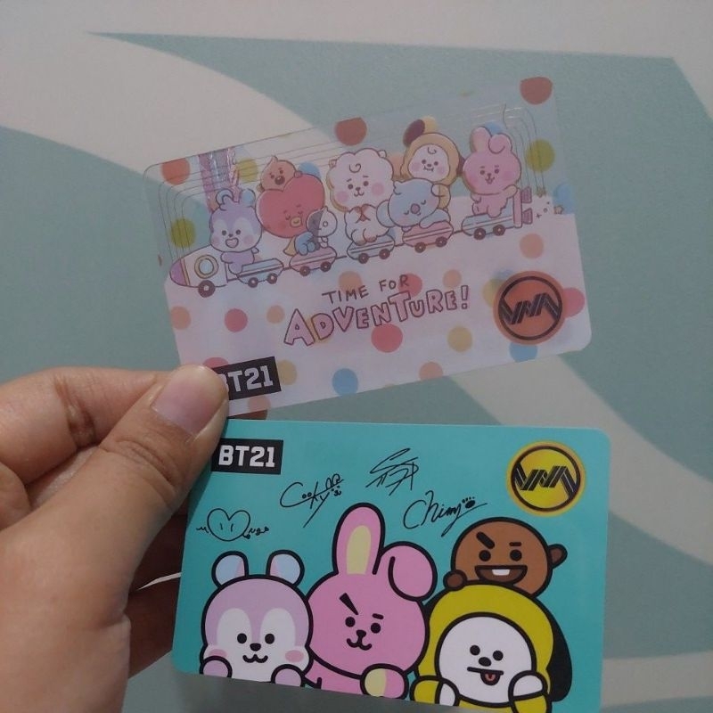 KMT BT21 Kartu Multi Trip KRL KAI LRT MRT KMT Commuter Line BT21 BTS KMTBT 21 KOREA