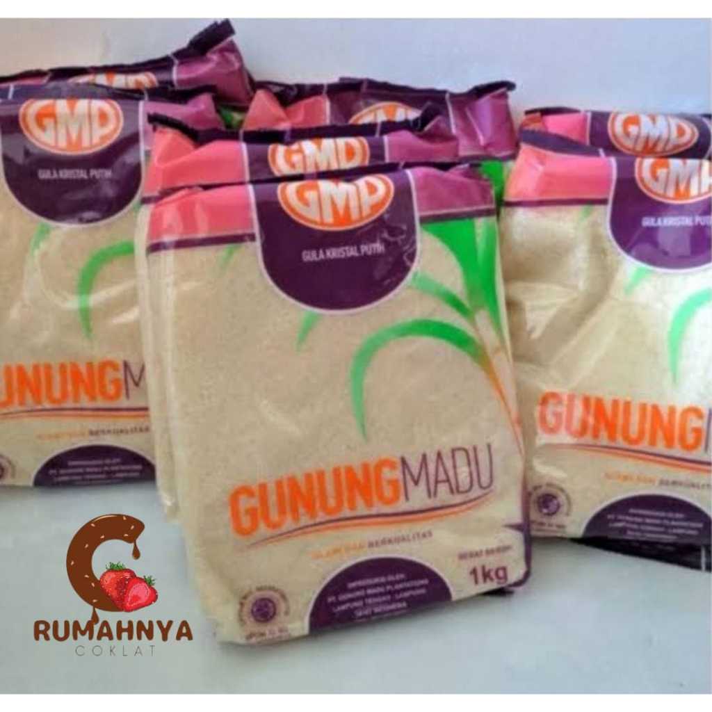 

Gula Kristal Putih GUNUGMADU 1KG/Gula GMP kemasan 1kg