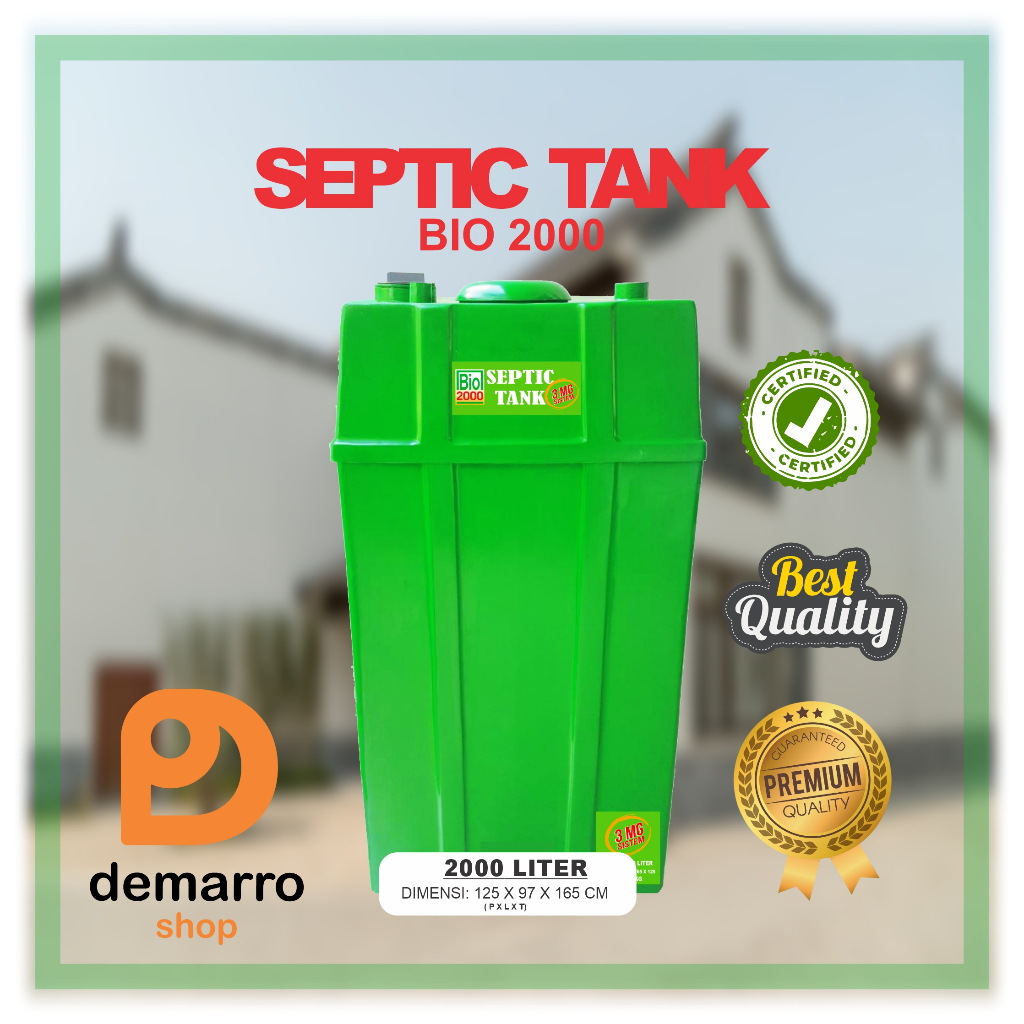 SEPTIC TANK - 2000 LITER - BIO 2000