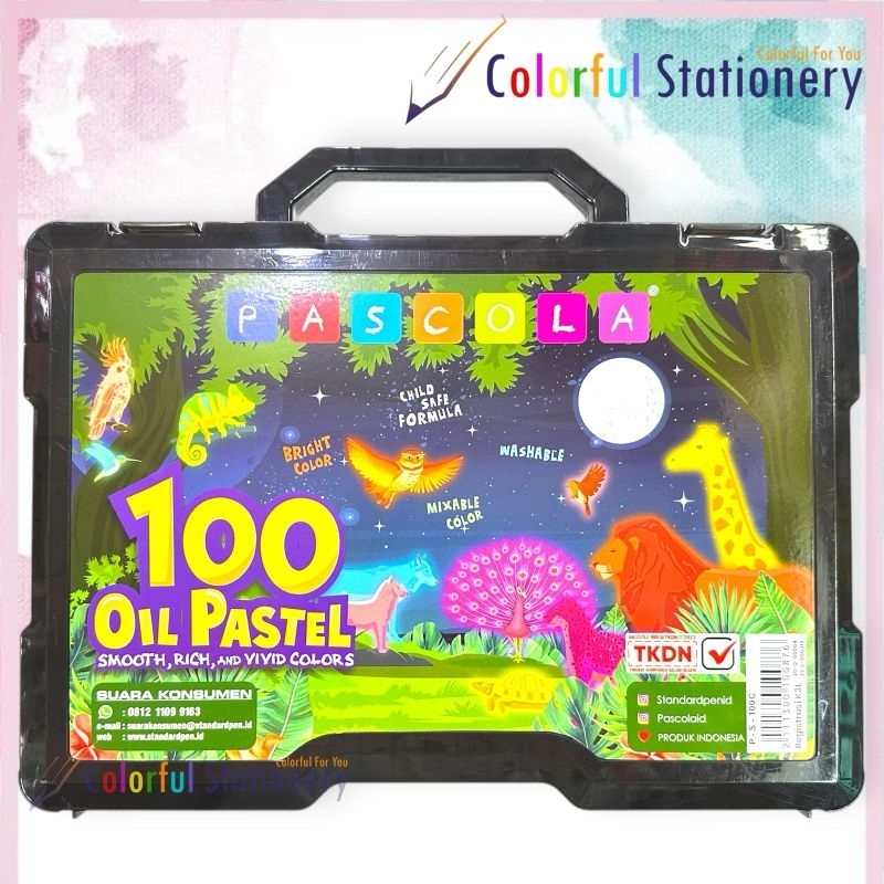 

Crayon / Kerayon Oil Pastel Pascola 100 Warna