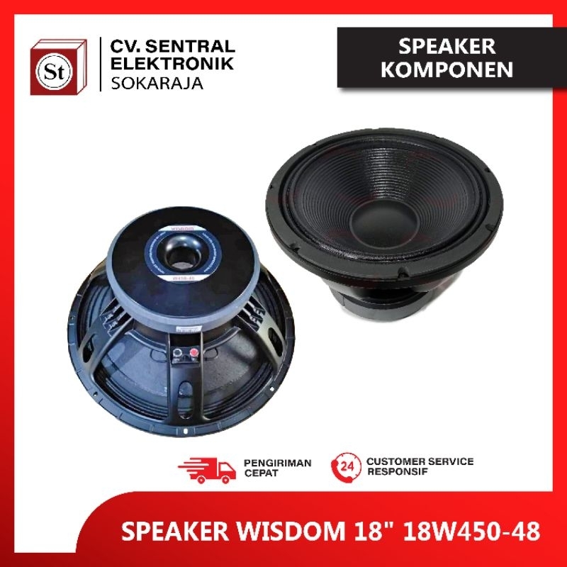 SPEAKER WISDOM 18" 18W450-48