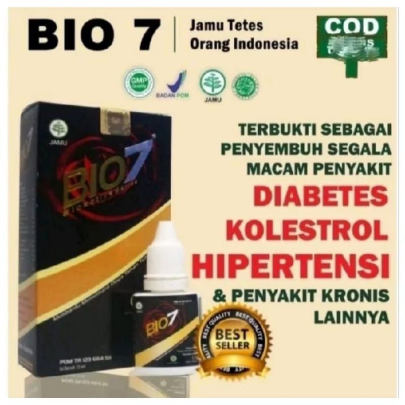 Bio7 Bioseven Bio - 7 BIO 7 Jamu Tetes Isi 15ML Untuk Menyembuhkan Segala Penyakit Asli Original Bpo