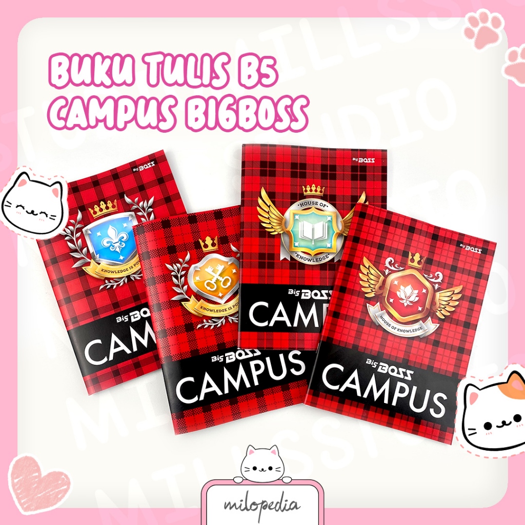 

(50 LEMBAR) BUKU TULIS B5 CAMPUS BIGBOSS