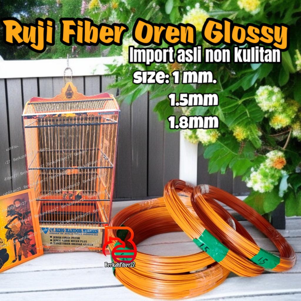 Jeruji fiber oren ngerol ruji fiber oren ruji sangkar ruji kandang burung merpati ruji fiber