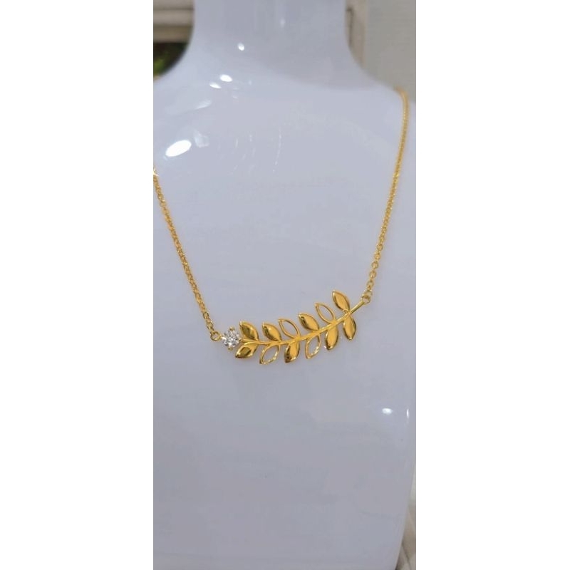 kalung daun emas 420