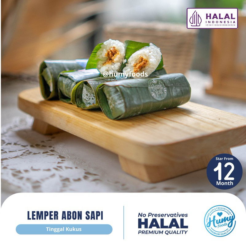 

LEMPER KETAN ISI ABON SAPI MINI FROZEN (5 pcs) Halal Tanpa Pengawet