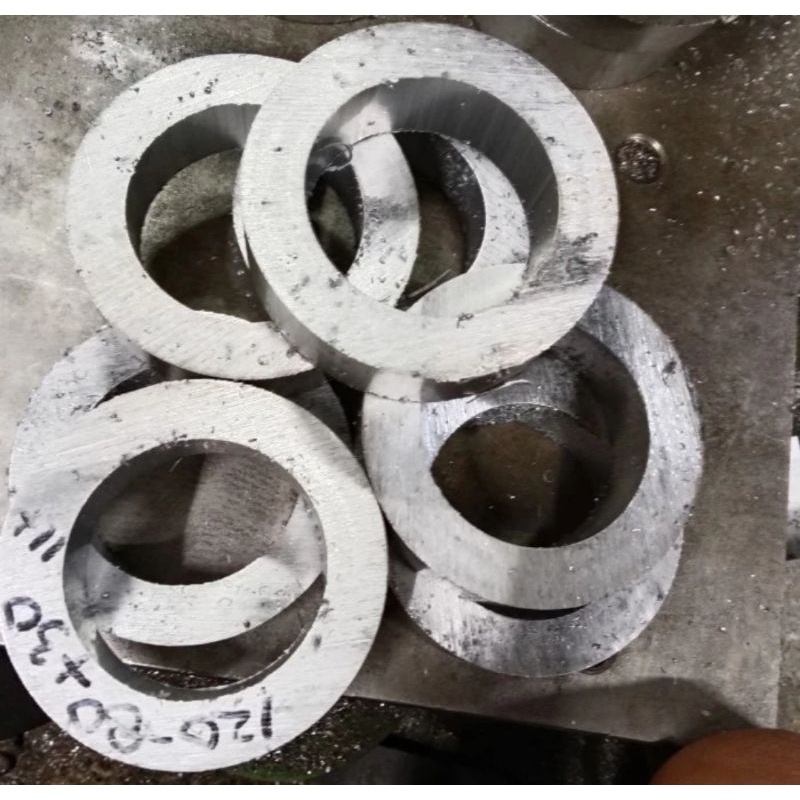 Pipa Aluminium OD120 x id 80mm x 100mm / pipa Aluminium 6063