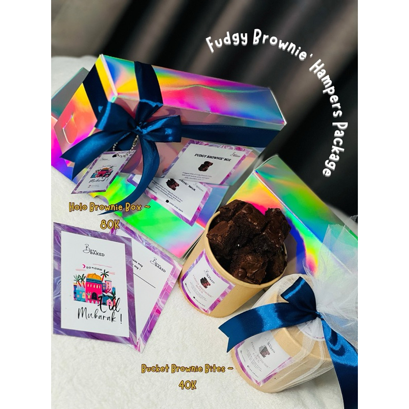 

EID MUBARAK ~ FUDGY BROWNIE’ HAMPERS PACKAGE