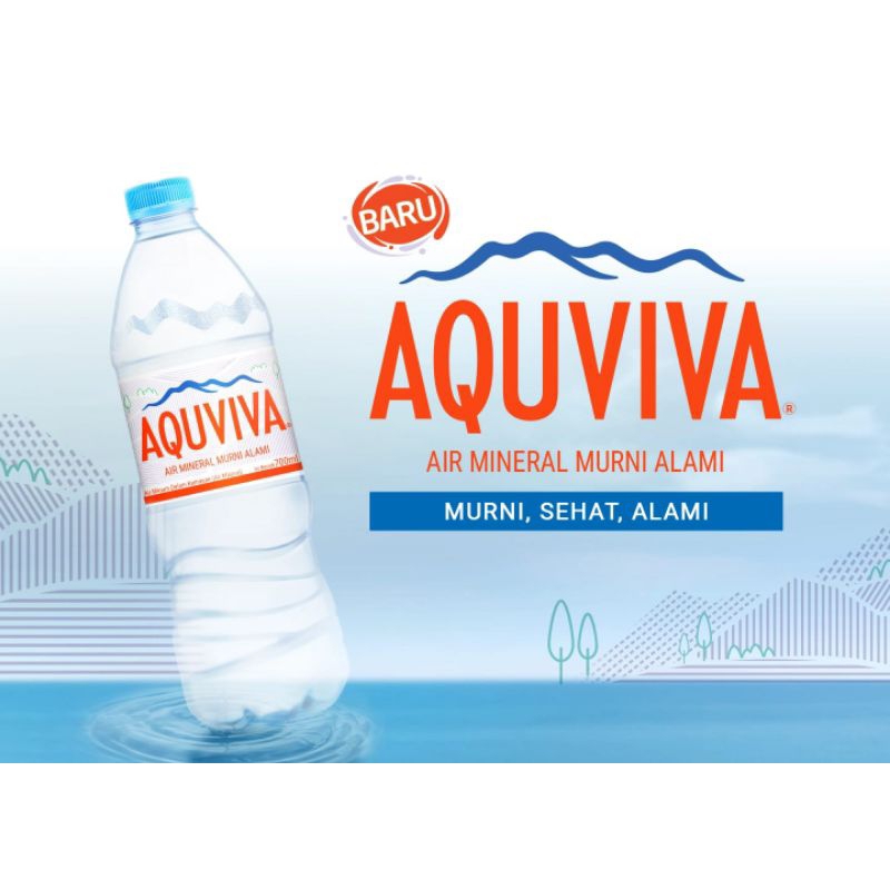 

AQUVIVA 700ML 250ML AIR MINERAL / AIR MINUM AQUVIVA 250 ML 700 ML