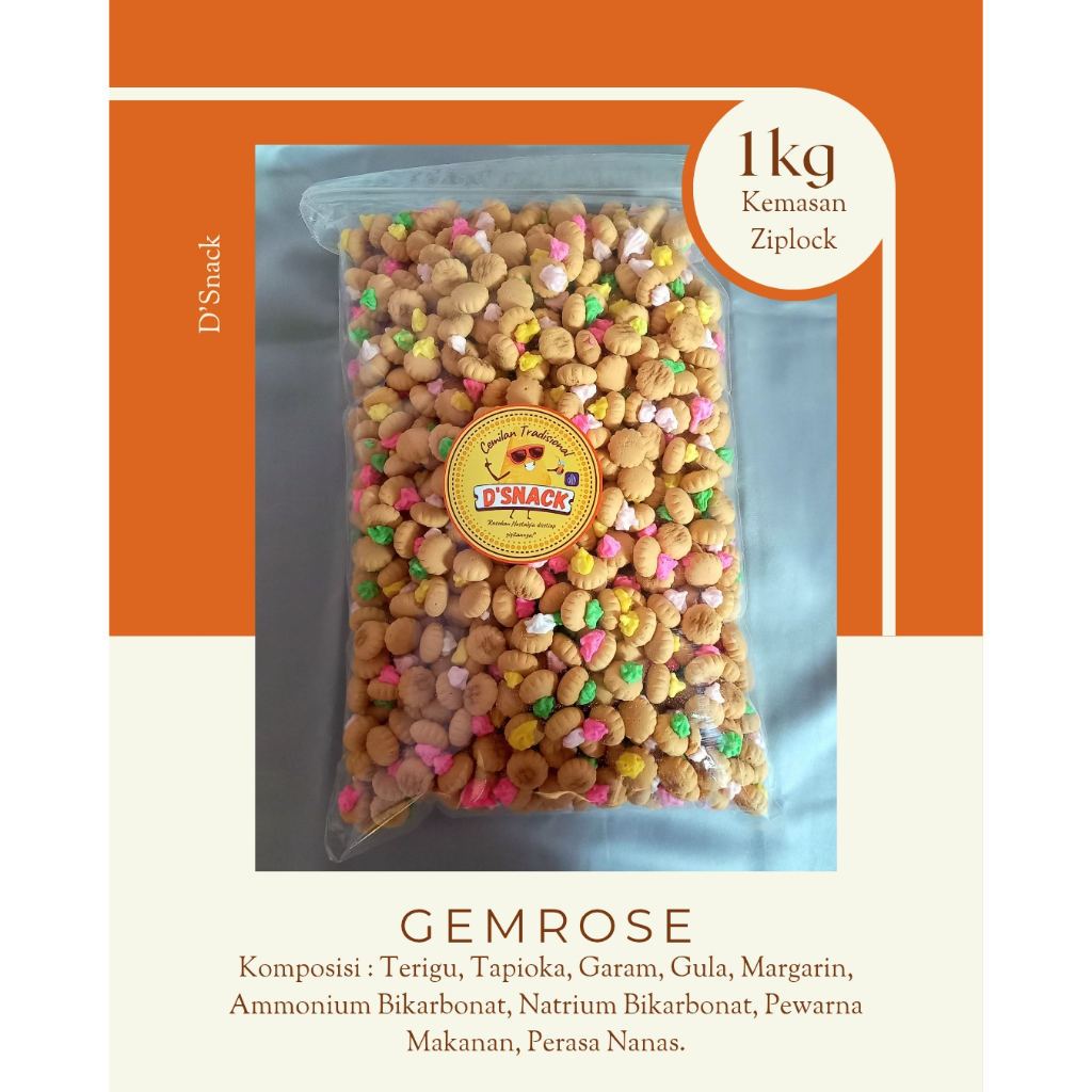 

Gemrose Piyo 1kg & 500gr Murah || Manis | Renyah | Cemilan ||