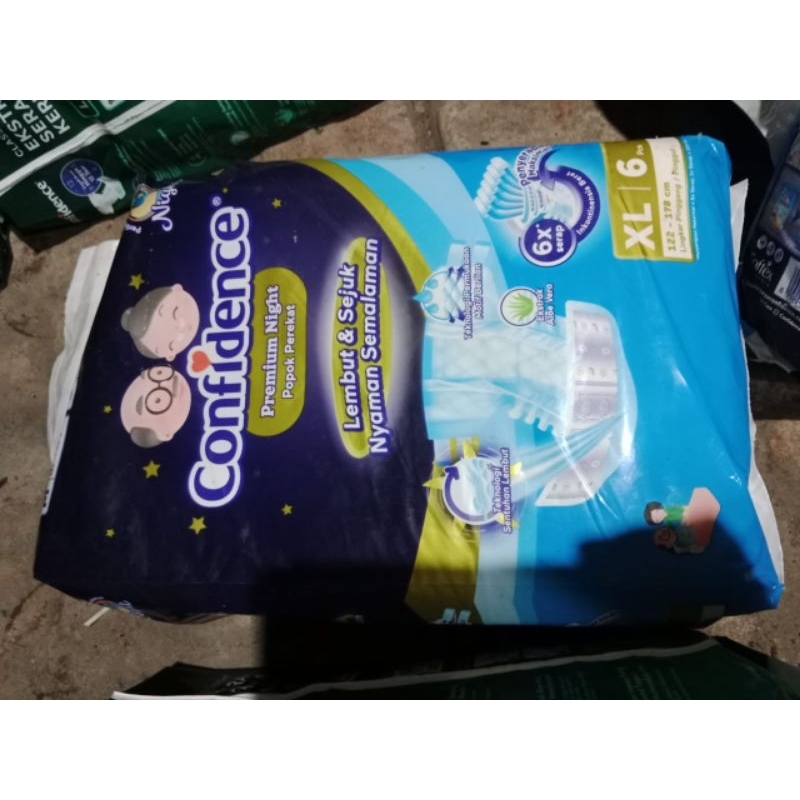 pampers dewasa confidence uk XL isi 6