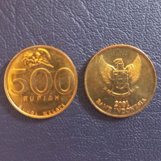 Koin Kuno Rp. 500 Bunga Melati