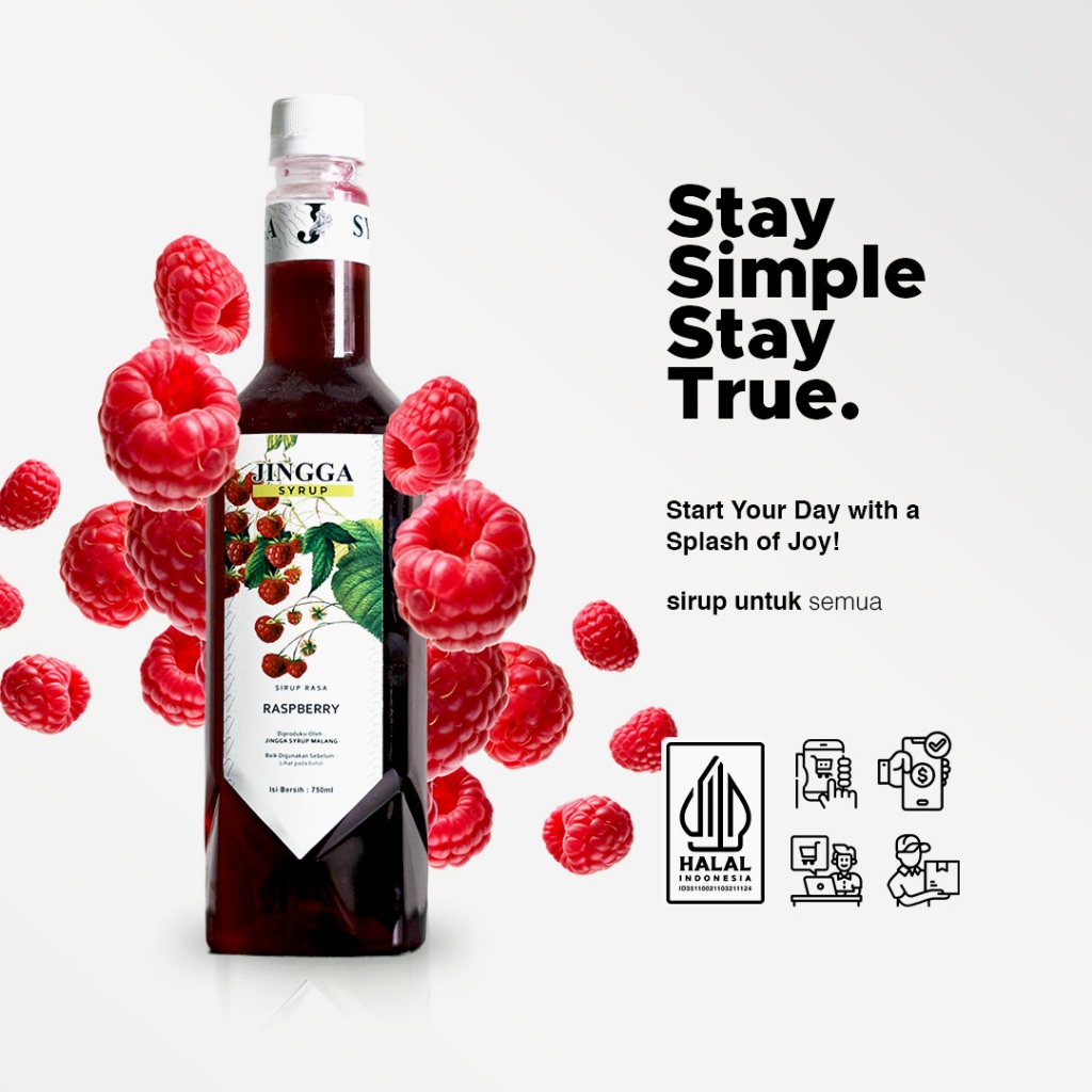 

Jingga Raspberry Syrup 750 ml - Sirup Raspberry Untuk Coffee