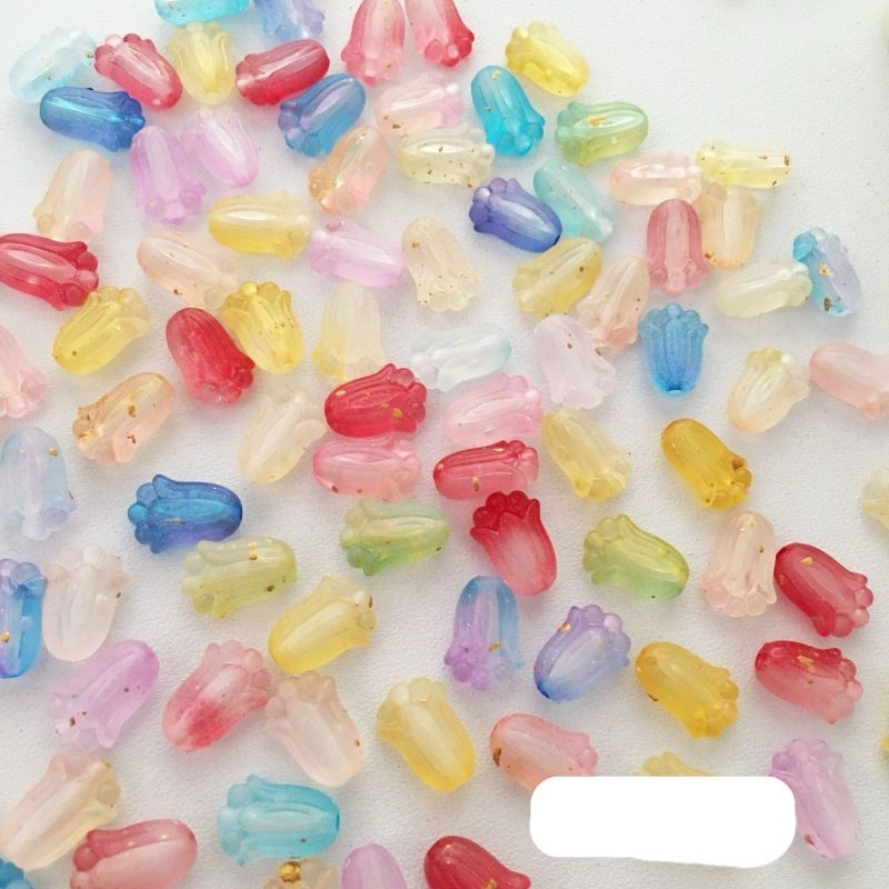 25GRAM MANIK BUNGA TULIP LIST GOLD MANIK TULIP