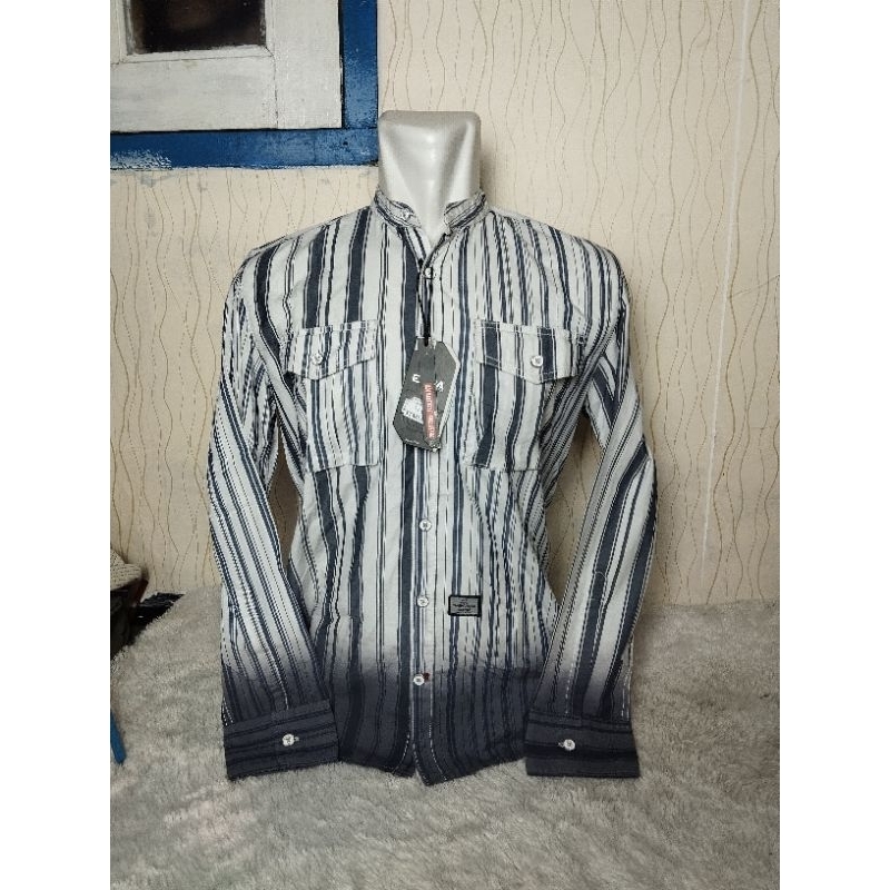 Kemeja Koko Lengan Panjang Emba Original