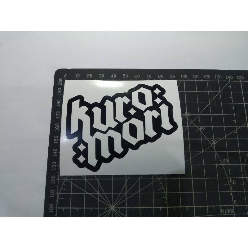 

stiker cutting kuro mori