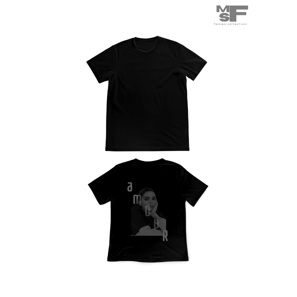 T-Shirt Premium - "KENDALL JENNER AMOUR NOIR" - UNISEX