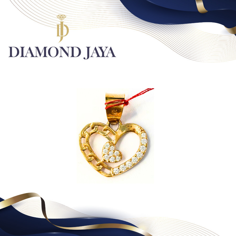 TOKO MAS DIAMOND JAYA - Liontin Love Mata Setengah