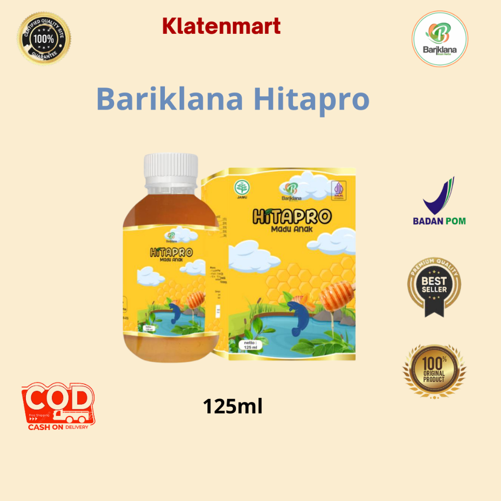 

Bariklana Hitapro Madu 125ml