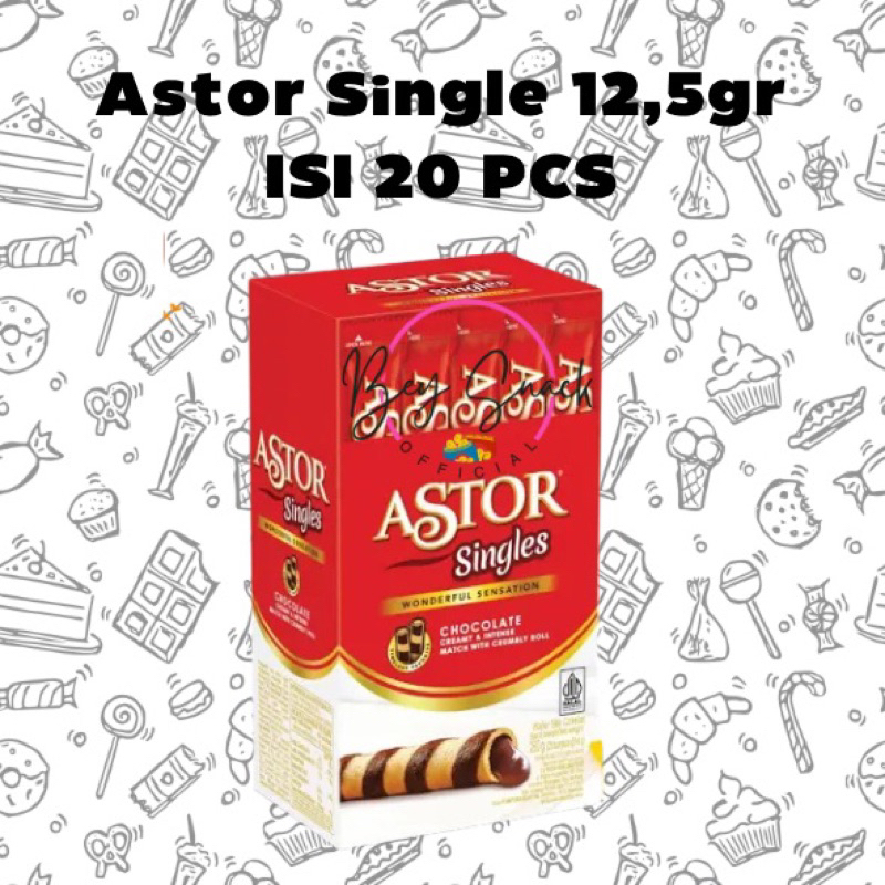 

ASTOR SINGLES BOX ISI 20 BUNGKUS X 12,5 gr- ASTOR SINGLES