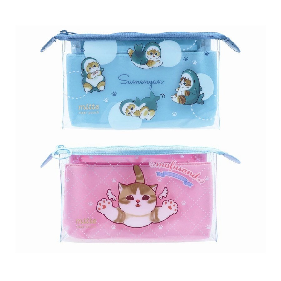 

Mitte Clear Pouch Mofusand Samenyan Pencil Case Kotak Pensil Storage Pouch Limited Edition