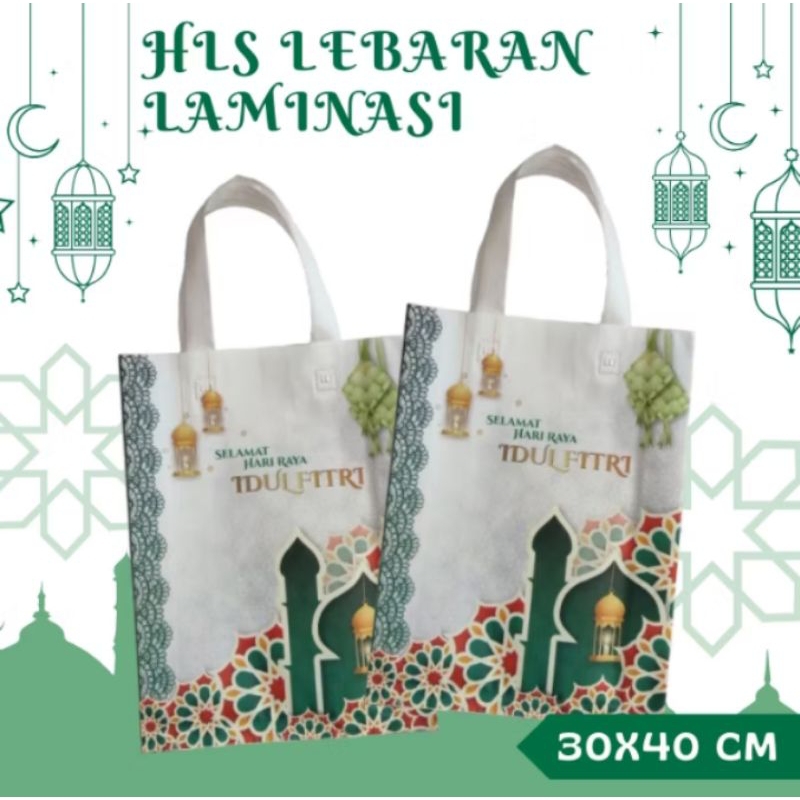 

Tas Hampers Lebaran (30cm x 40cm) Besar | Tas Kue Kering Hari Raya Idul Fitri | Goodie Bag Lebaran