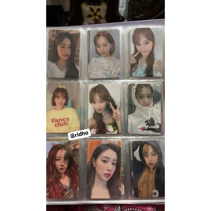 PHOTOCARD MINJUU,YUJIN,CHAEWON,HYEWON