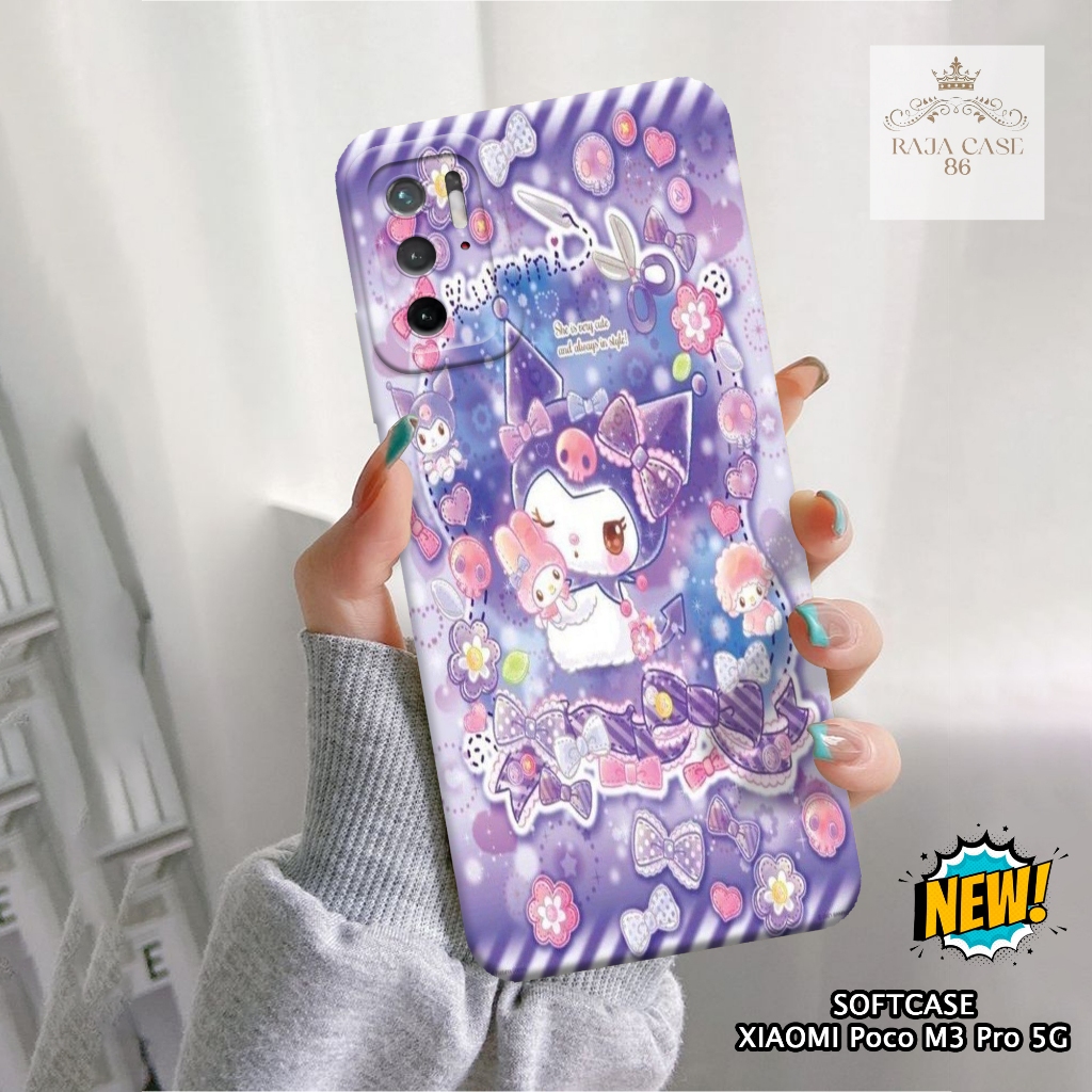 Softcase Xiaomi Poco M3 Pro 5G - Rajacase - Case Poco M3 Pro 5G - Motif Case Lucu - Case Xiaomi Poco