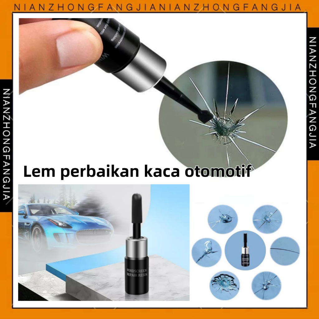 Lem Kaca Penghilang Retak Kaca Mobil Perekat Kaca Lem Perbaikan Kaca Mobil Retak Car Window Crack Re